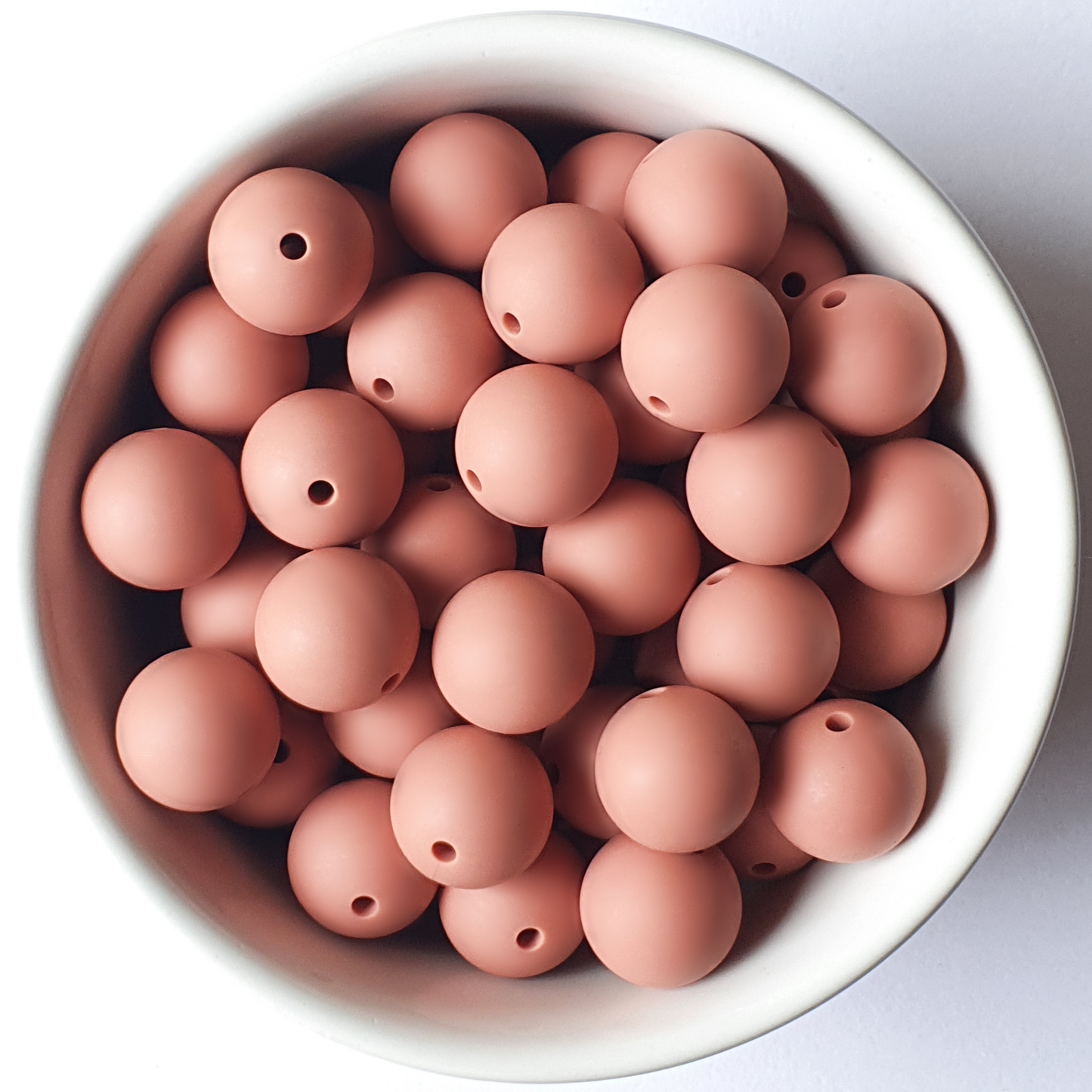 rose dawn silicone beads 15mm