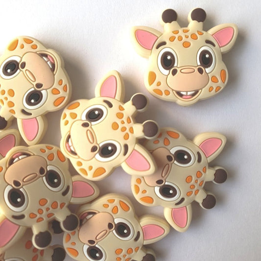 Baby Giraffe Silicone Beads - Hey Beadly