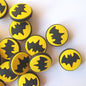 Batman Logo Silicone Beads - Hey Beadly