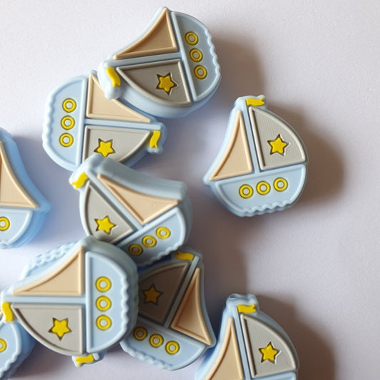 Boat Silicone Beads - Hey Beadly