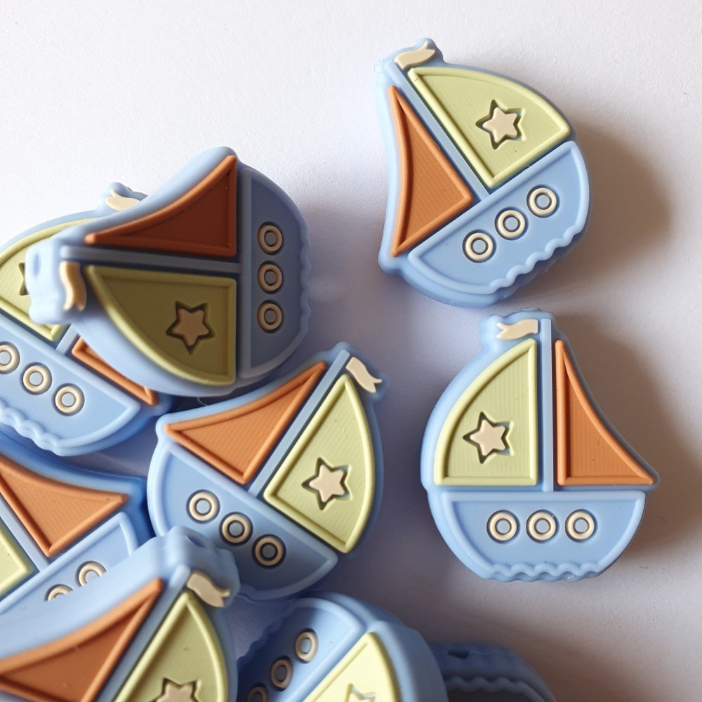 Boat Silicone Beads - Hey Beadly
