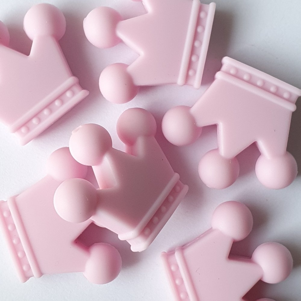 Crown Silicone Beads - Hey Beadly
