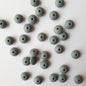 dark grey lentil silicone beads - Hey Beadly