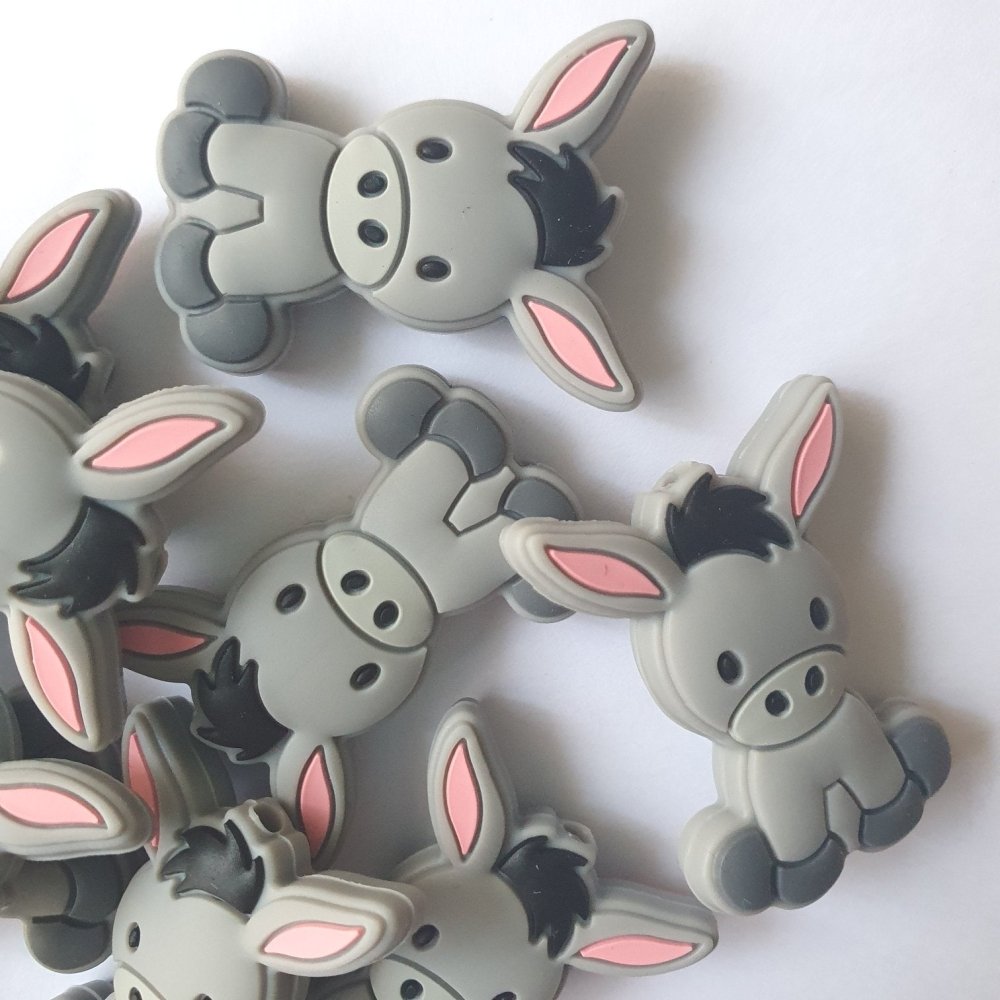 Donkey Silicone Beads - Hey Beadly