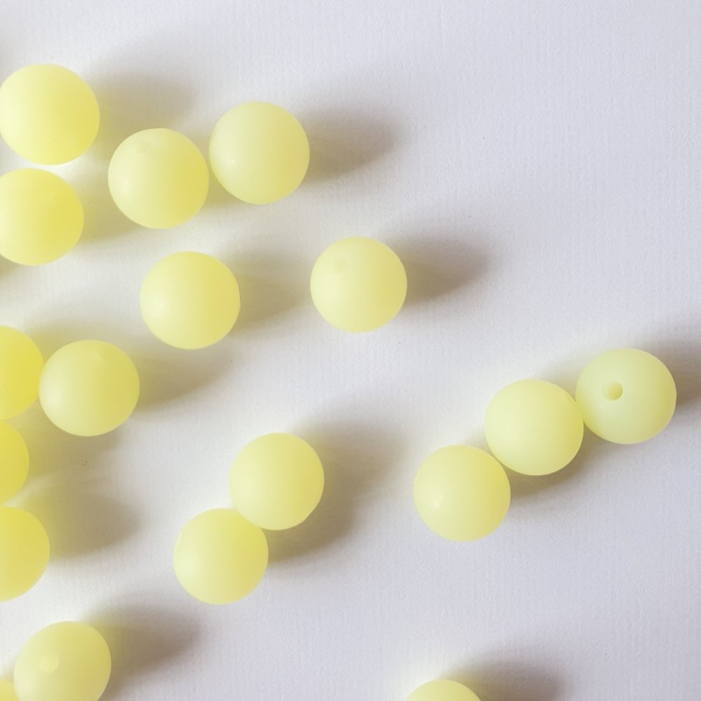 Glow in the Dark Silicone Beads - 12mm - Hey Beadly