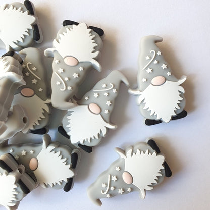 Gnome Silicone Beads - Hey Beadly