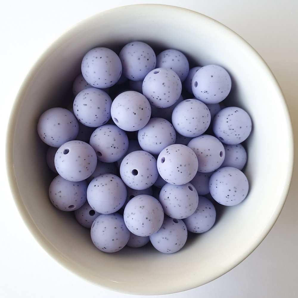 Speckled Silicone Beads - Hey Beadly