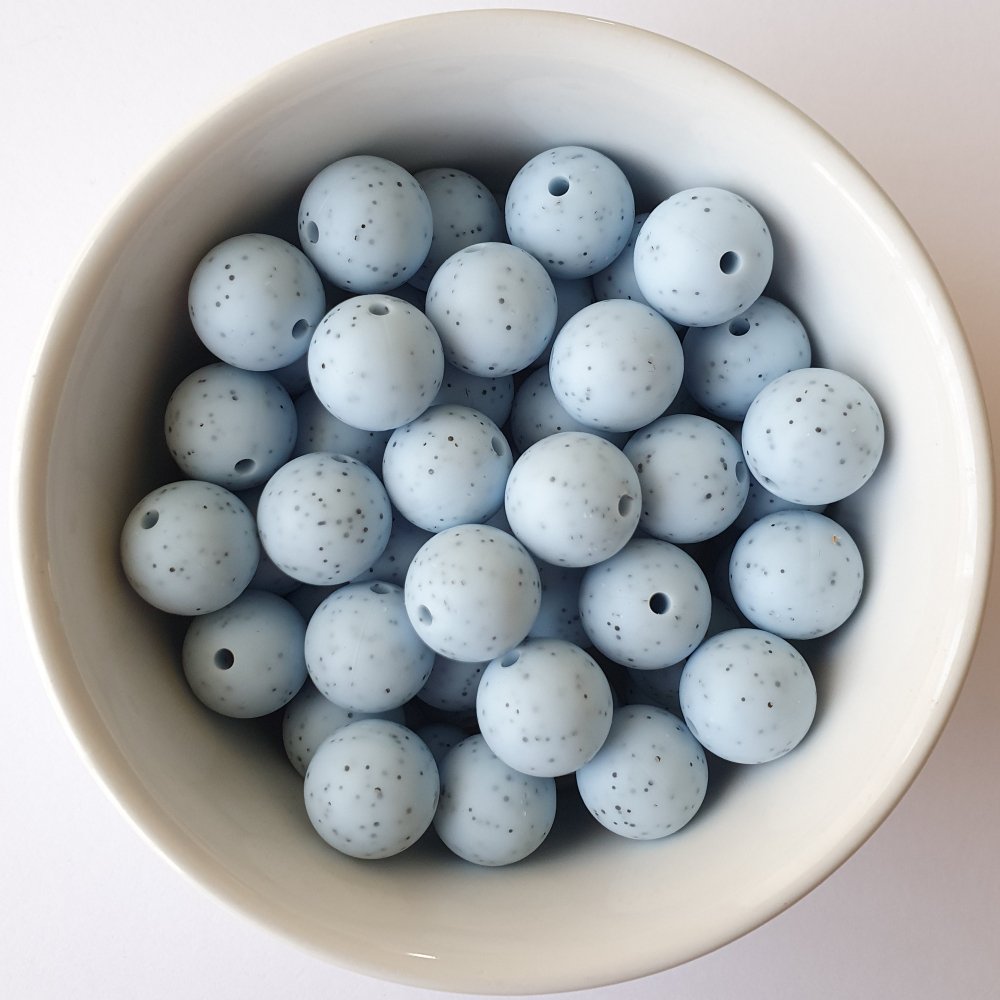Speckled Silicone Beads - Hey Beadly