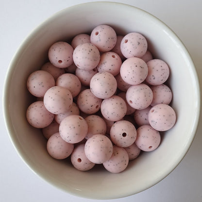 Speckled Silicone Beads - Hey Beadly