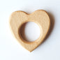 Heart Beech Wood Teether - Hey Beadly