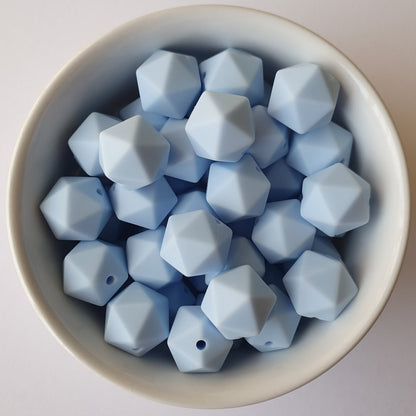 Icosa Silicone Beads - 14mm and 17mm - Hey Beadly