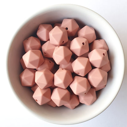 Icosa Silicone Beads - 14mm and 17mm - Hey Beadly