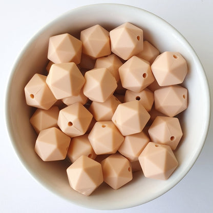 Icosa Silicone Beads - 14mm and 17mm - Hey Beadly