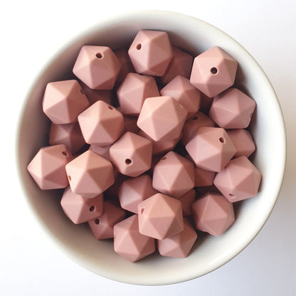 Icosa Silicone Beads - 14mm and 17mm - Hey Beadly