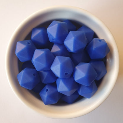 Icosa Silicone Beads - 14mm and 17mm - Hey Beadly
