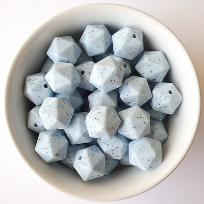 Icosa Silicone Beads - 14mm and 17mm - Hey Beadly
