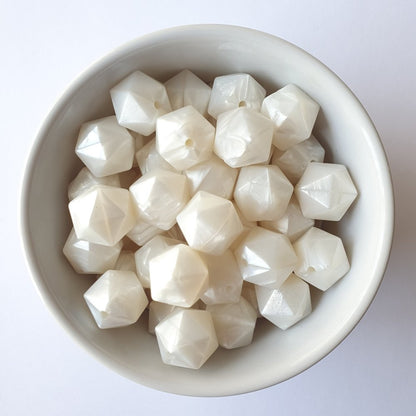 Icosa Silicone Beads - 14mm and 17mm - Hey Beadly