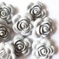 Large Rose Silicone Beads - Hey Beadly