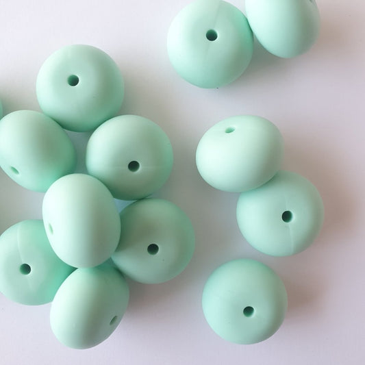 Large Silicone Abacus Beads 23mm - Hey Beadly
