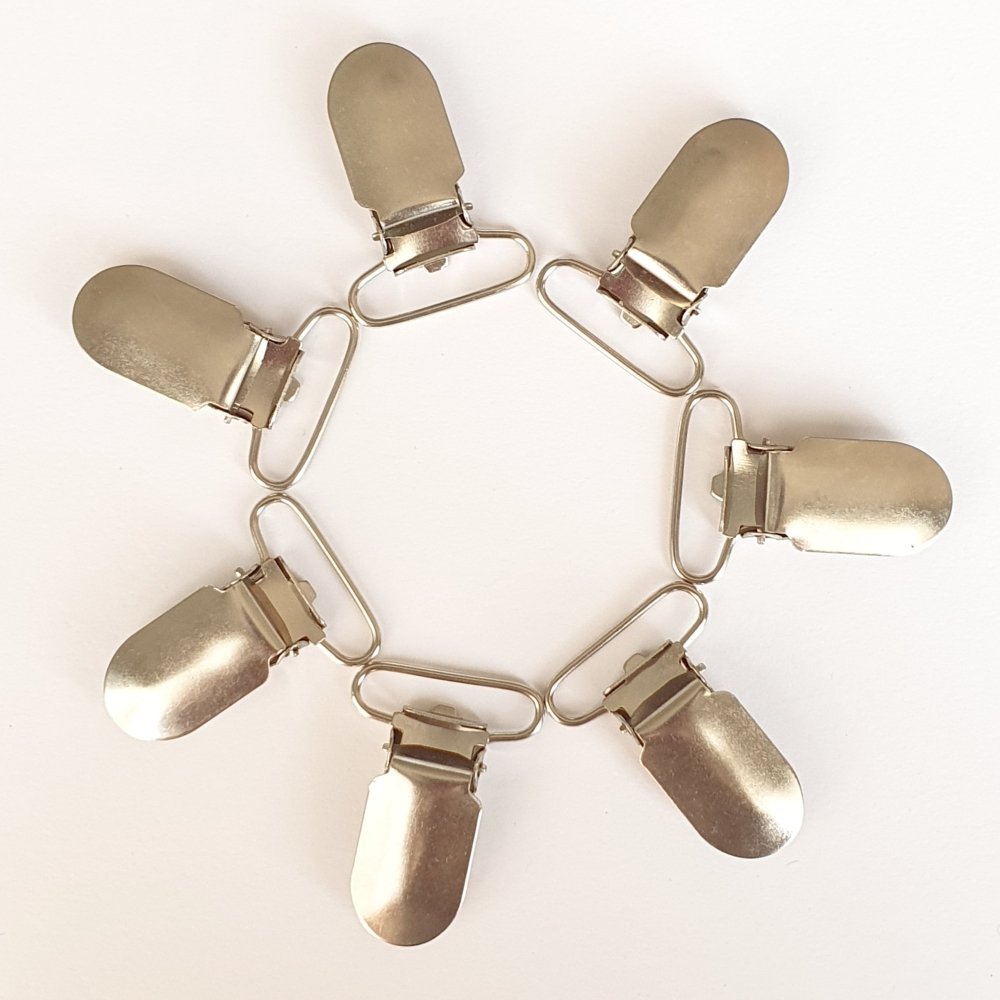 Metal Suspender Clips - Hey Beadly