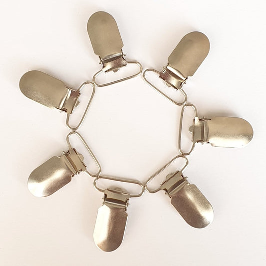 Metal Suspender Clips - Hey Beadly