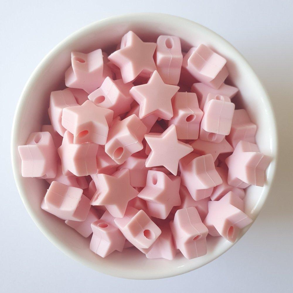 Mini Star Silicone Beads - Hey Beadly