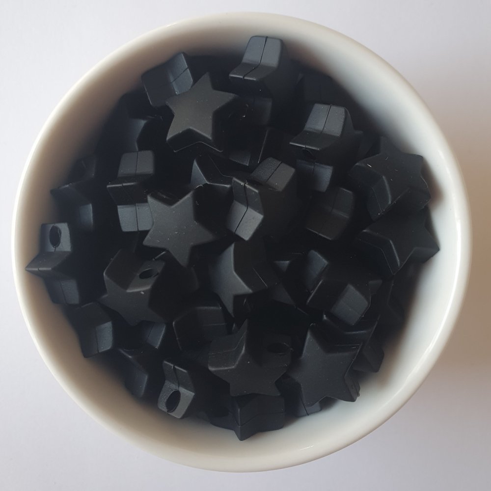 Mini Star Silicone Beads - Hey Beadly