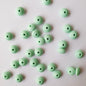 mint lentil silicone beads - Hey Beadly