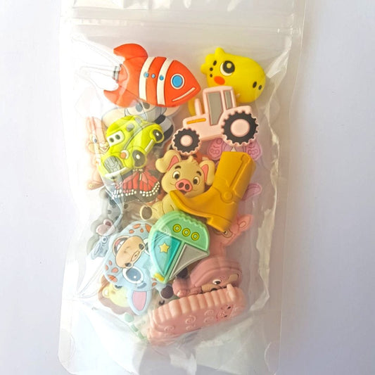 Mixed Silicone Character Bags - Hey Beadly