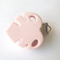 Monstera Leaf Silicone Pacifier Clips - Hey Beadly