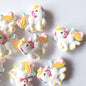 Multi Color Unicorn Silicone Beads - Hey Beadly