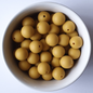 mustard silicone beads 15mm