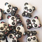 Panda Silicone Beads - Hey Beadly