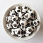Paw Print Silicone Print Beads - Hey Beadly