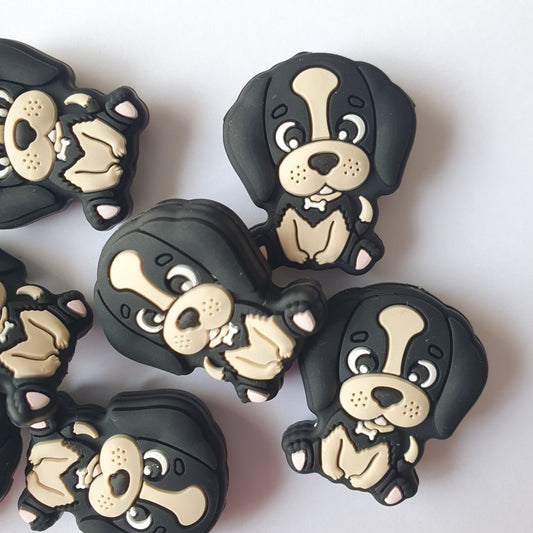 Puppy Silicone Beads - Hey Beadly