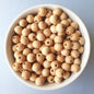Round Beech Wood Beads - Hey Beadly