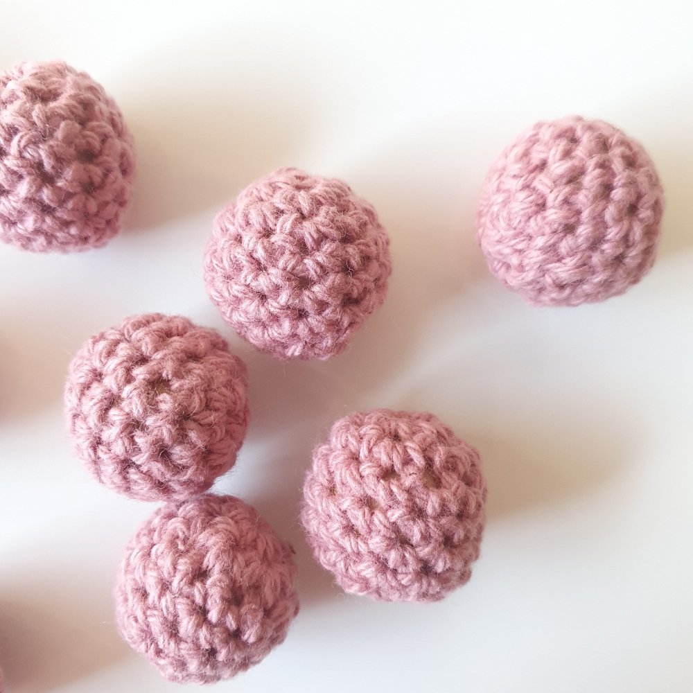 Round Crochet Beads - Hey Beadly