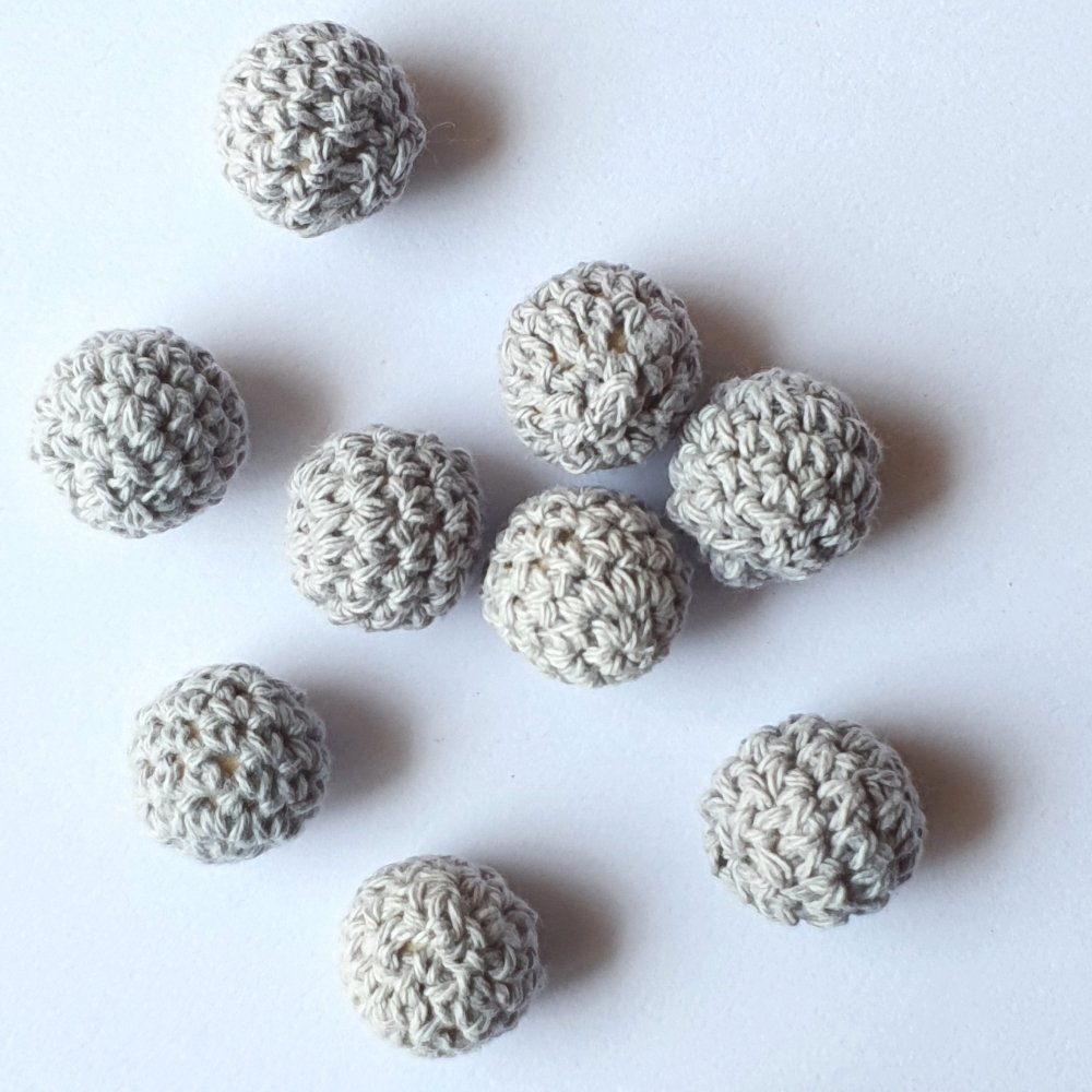 Round Crochet Beads - Hey Beadly