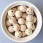 Round Maple Wood Beads - Hey Beadly