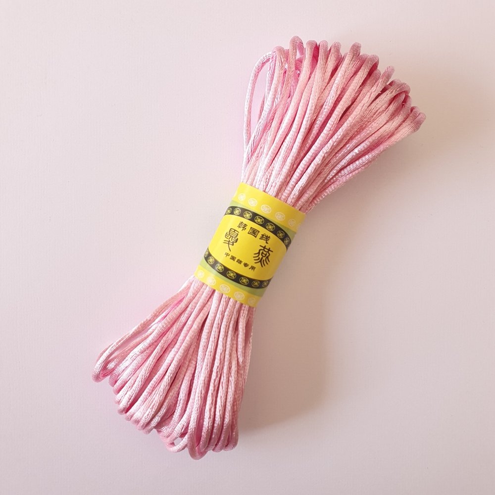 Satin Nylon Cord - 2.0mm (20m bundles) - Hey Beadly