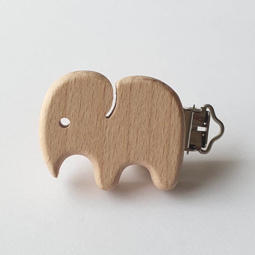 Shaped Beech Wood Clips - Hey Beadly
