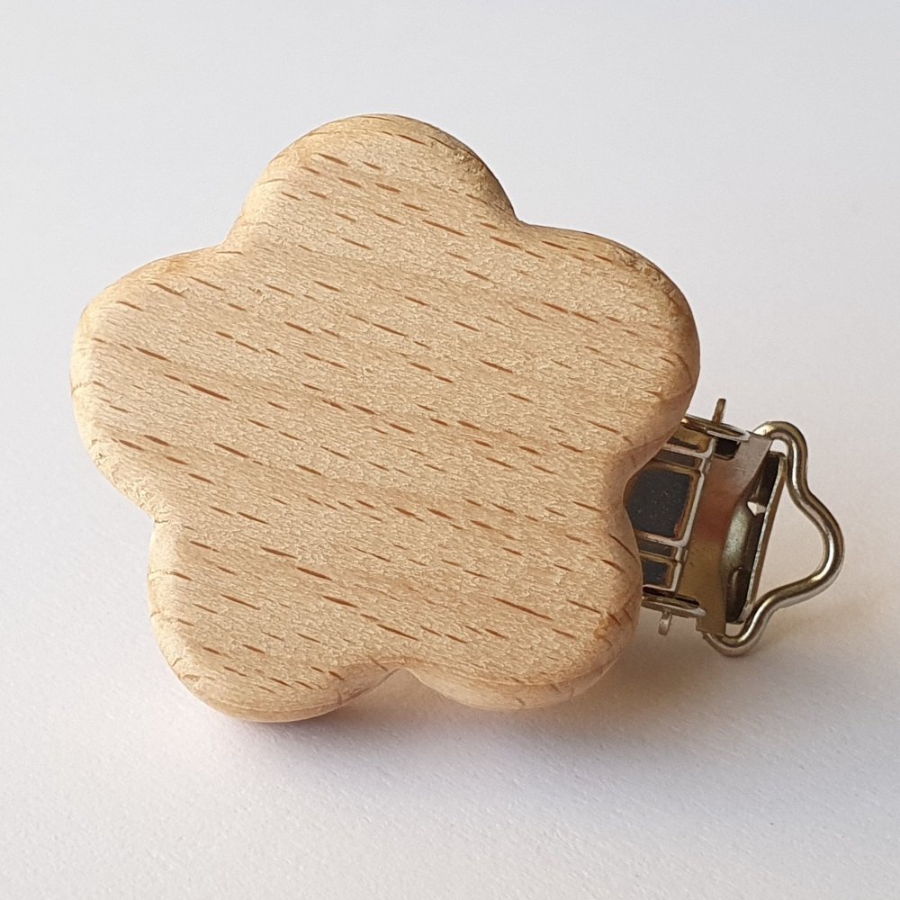 Shaped Beech Wood Clips - Hey Beadly