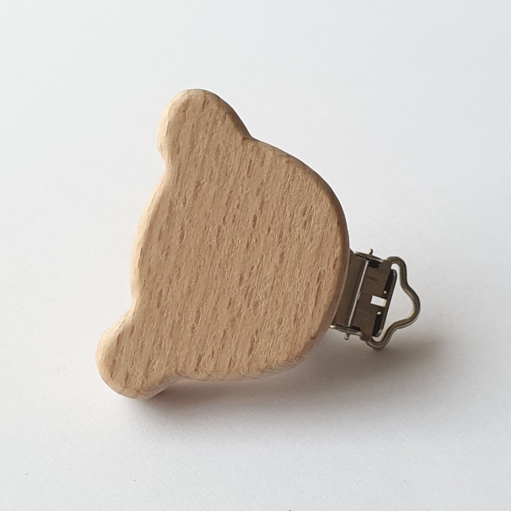 Shaped Beech Wood Clips - Hey Beadly
