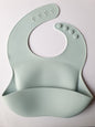 Silicone Bib - Dusty Blue - Hey Beadly