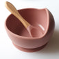 Silicone Bowl and Spoon - Rose - Hey Beadly
