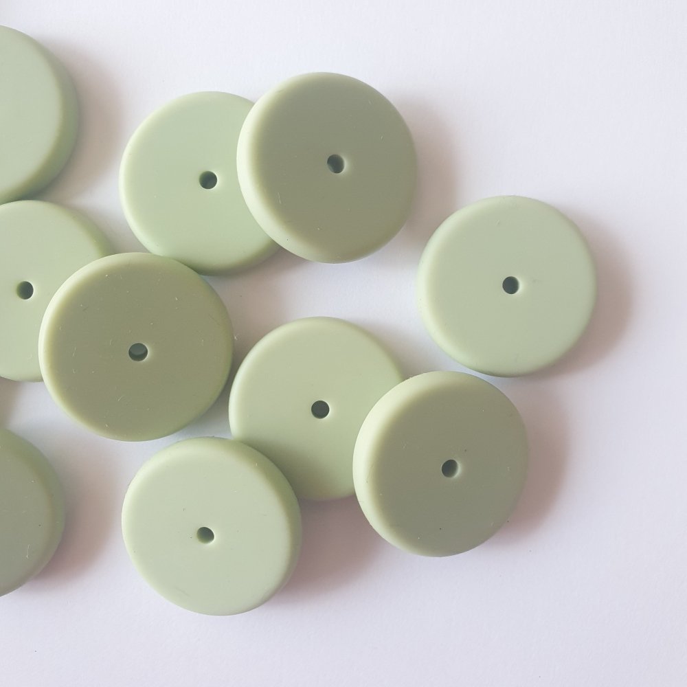 Silicone Coin Beads | Hey Beadly