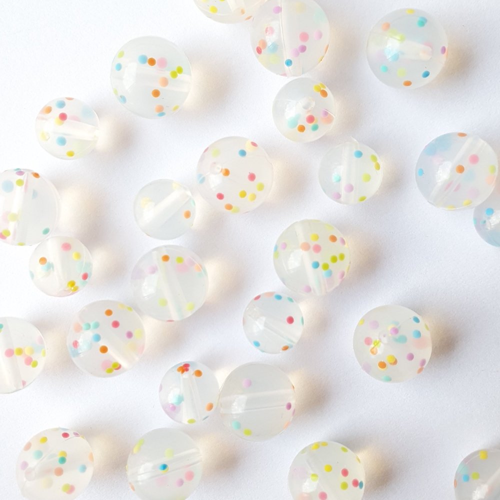 Silicone Confetti Beads - Hey Beadly