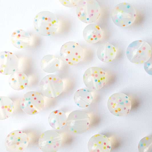 Silicone Confetti Beads - Hey Beadly