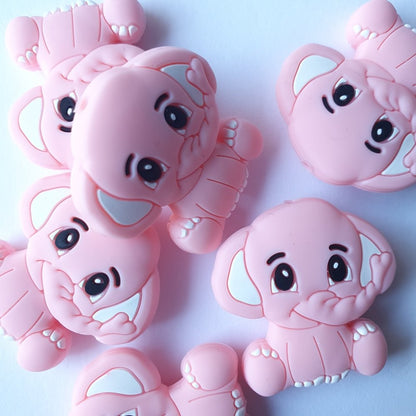 Silicone Elephant Beads - Hey Beadly