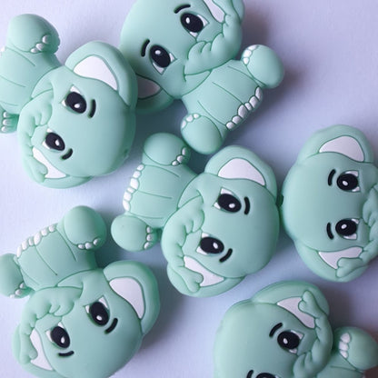 Silicone Elephant Beads - Hey Beadly